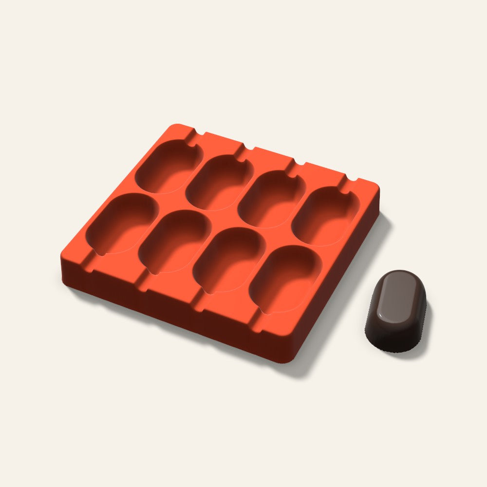 Cakesicle Mold, 2.5 Inch, 8 Cavity, 3D render