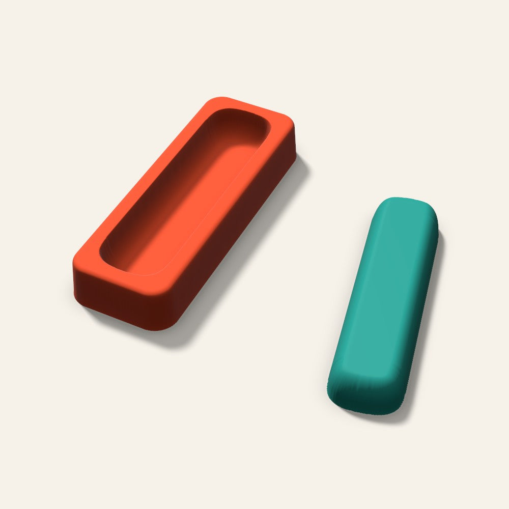 Letter I Freshie Mold, 4 Inch, 3D render