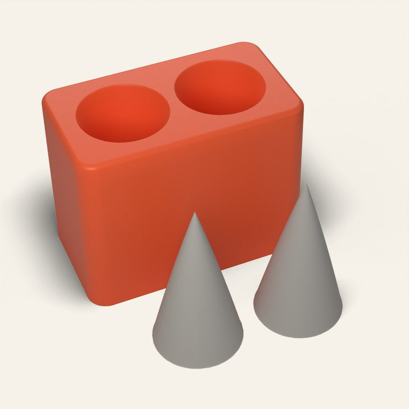 Concrete Ring Cone Mold, 2 Cavity