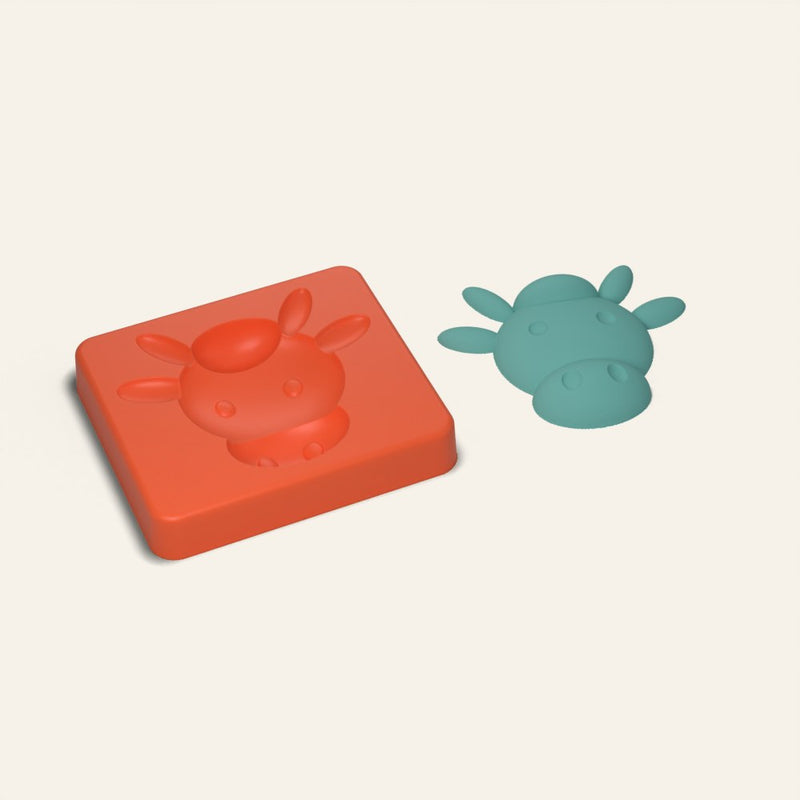 Cow Head Freshie Mold