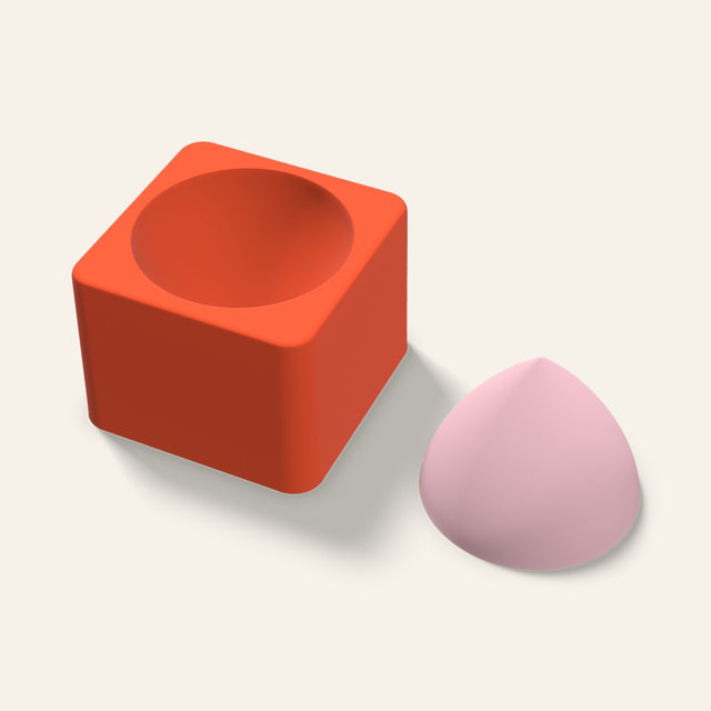 Kiss Drop Soap Mold, 2.5 Inch, 3D render