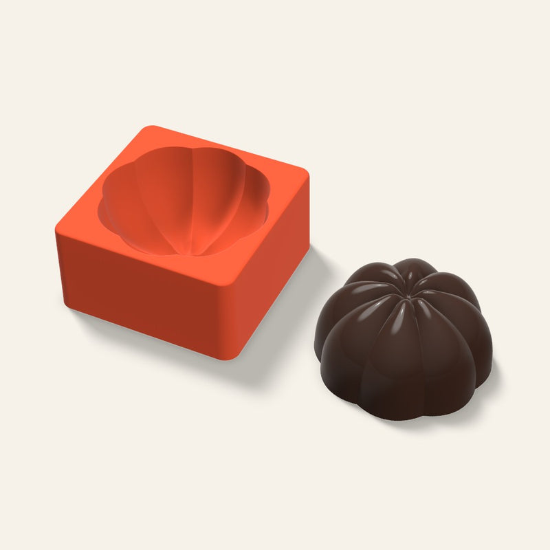 3D Pumpkin Cake Mold, 4 Inch