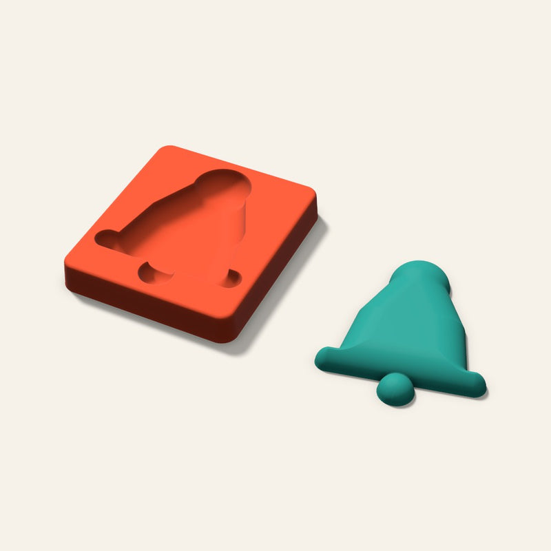 Bell Freshie Mold, 4 Inch
