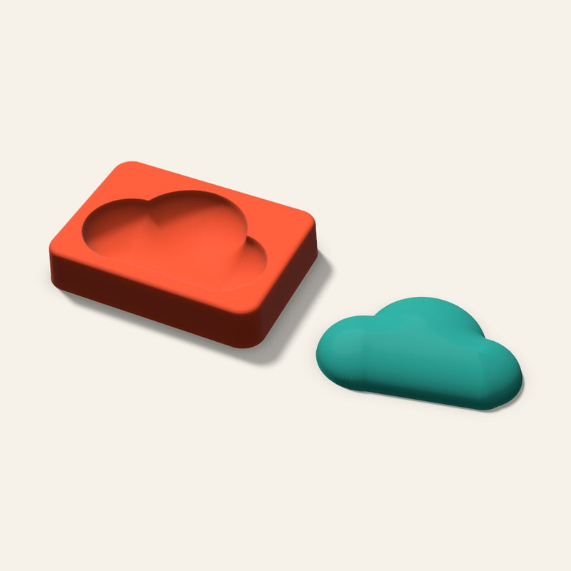 Cloud Freshie Mold, 3 Inch