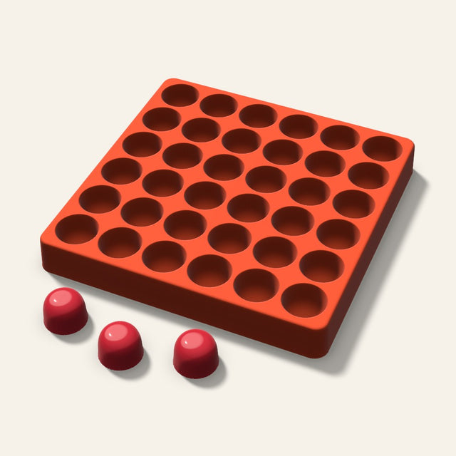 Gumdrop Candy Mold, 1 Inch, 36 Cavity, 3D render
