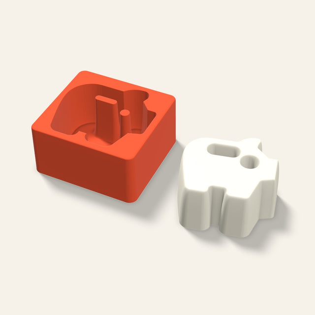Piggy Bank Candle Mold, 4 x 2 Inch, 3D render