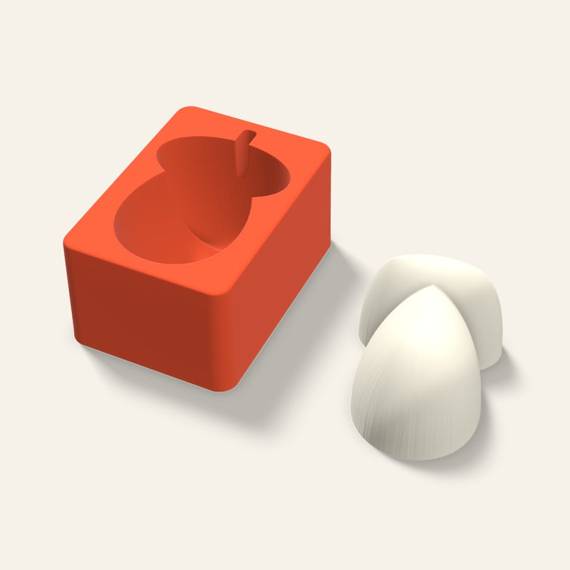 Acorn Candle Mold, 4 x 2 Inch