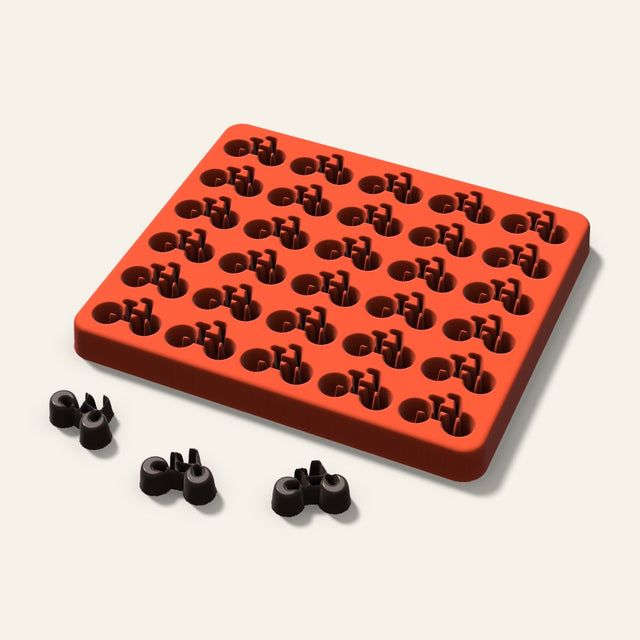 Bicycle Candy Mold, 1 Inch, 30 Cavity, 3D render