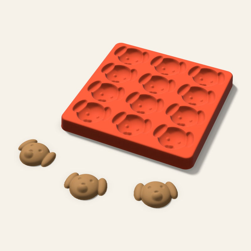 Dog Pet Treat Mold, 2 Inch, 12 Cavity