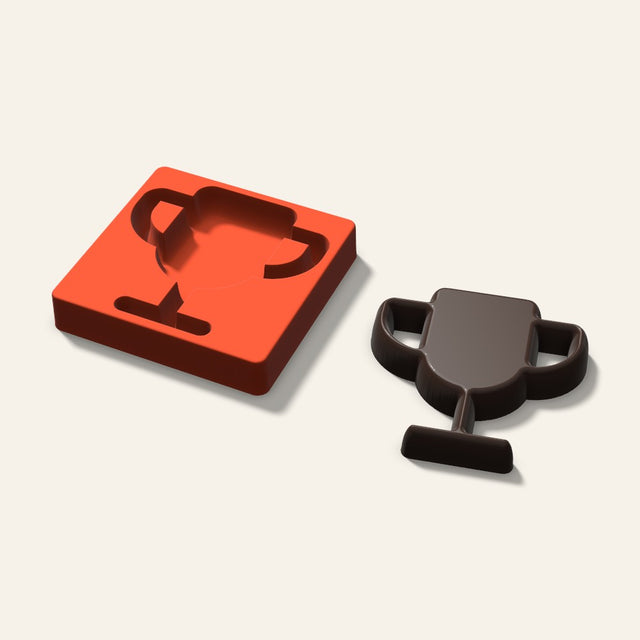 Giant Trophy Mold, 6 Inch, 3D render