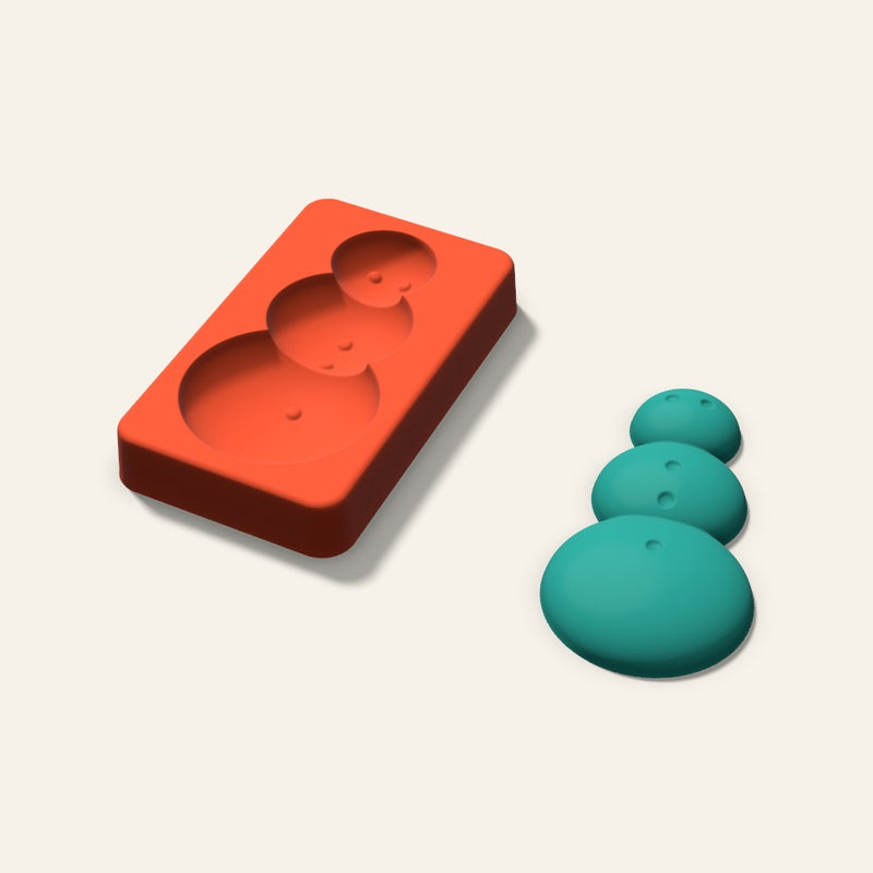Snowman Freshie Mold, 4 Inch