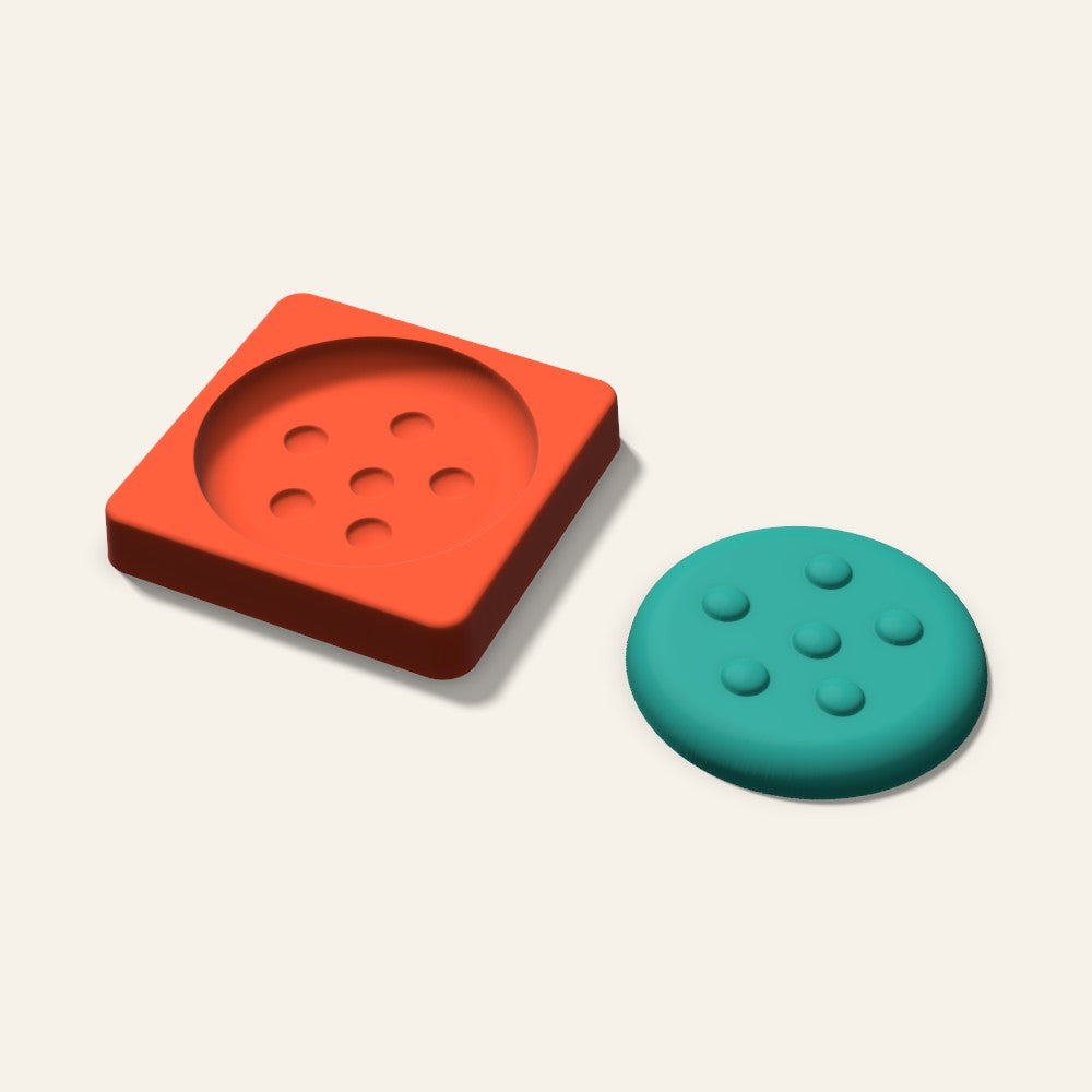 Cookie Freshie Mold, 3.5 Inch, 3D render