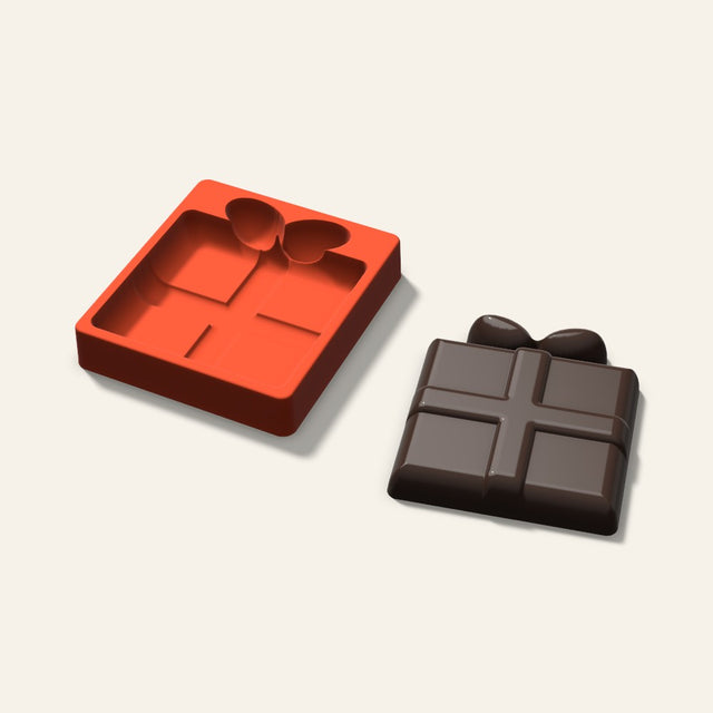 Giant Gift Box Mold, 6 Inch, 3D render