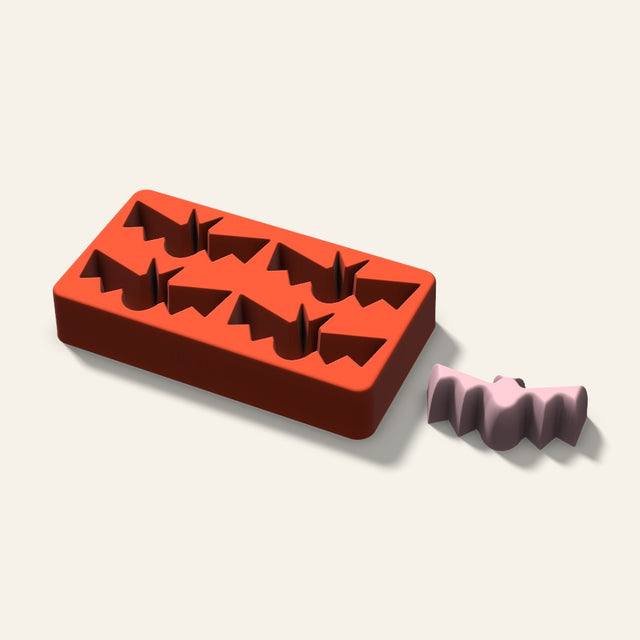 Bat Soap Mold, 3 Inch, 4 Cavity, 3D render