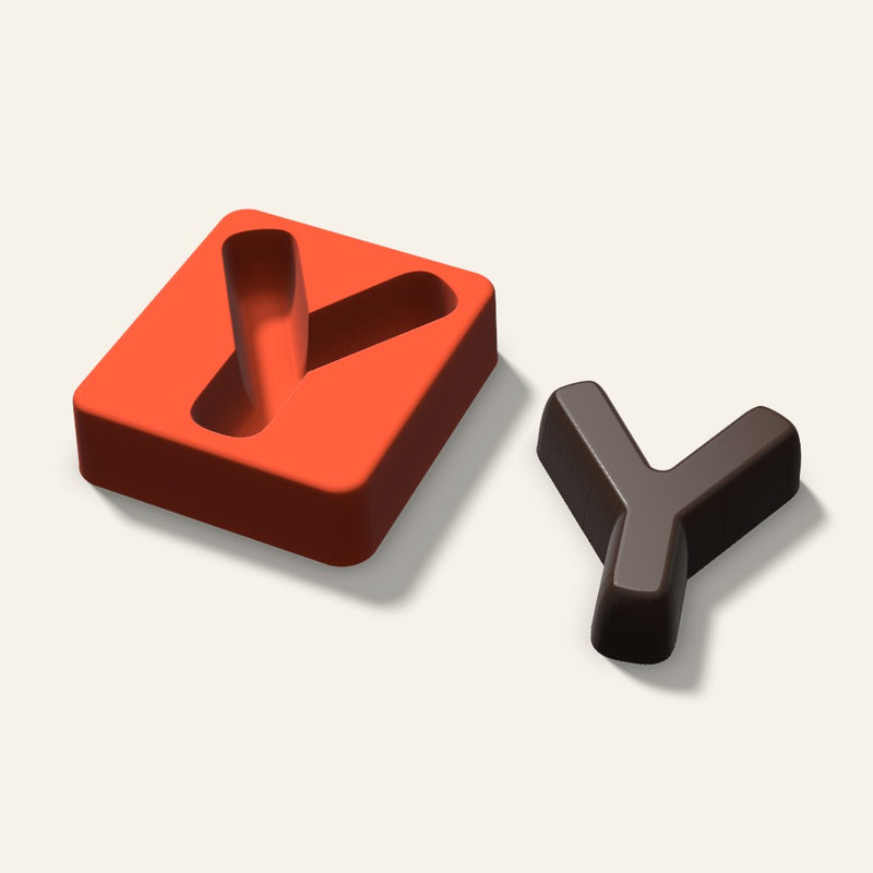 Letter Y Mold, 3 Inch