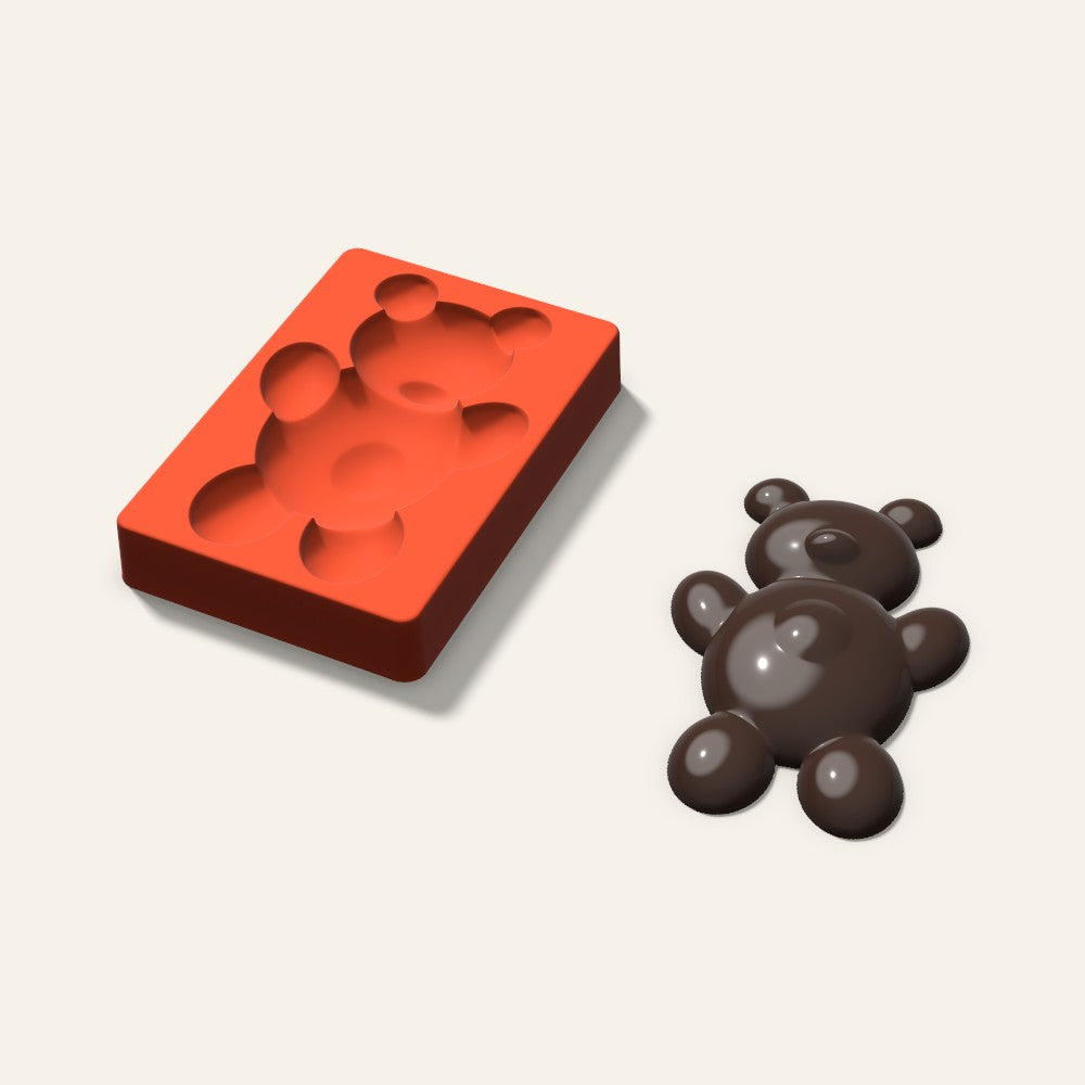 Giant Gummy Bear Mold, 7 Inch, 3D render