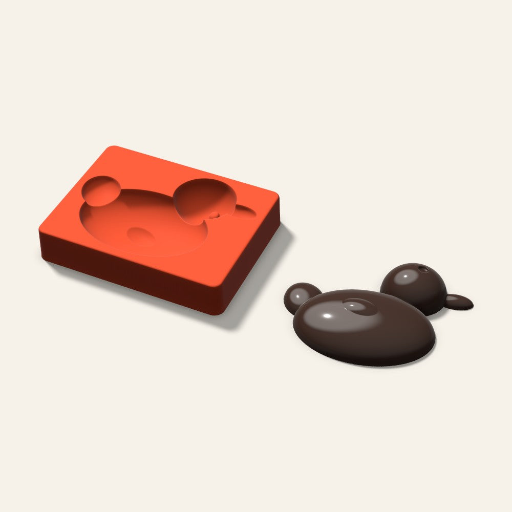 Giant Duck Mold, 6 Inch, 3D render