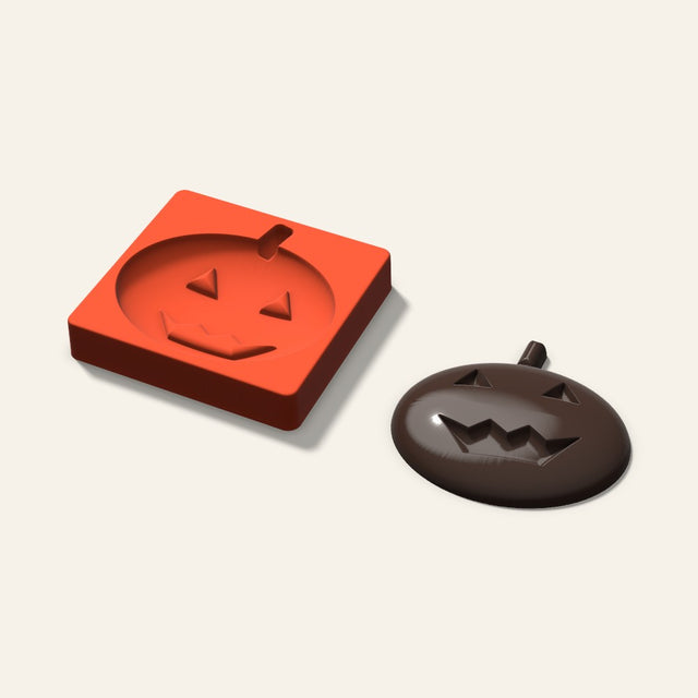 Giant Jack-o'-Lantern Mold, 6 Inch, 3D render
