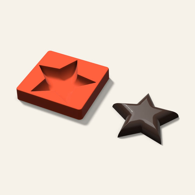 Giant Star Mold, 6 Inch, 3D render