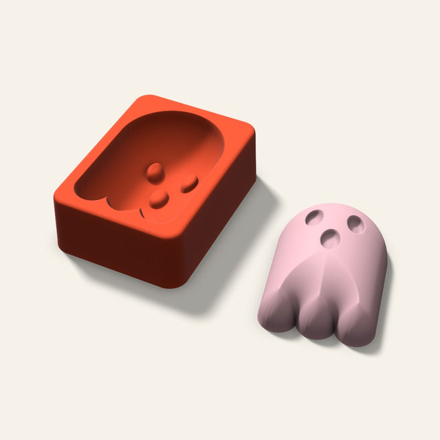 Ghost Soap Mold, 3 Inch, 3D render