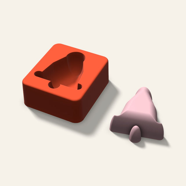 Bell Soap Mold, 2.5 Inch, 3D render
