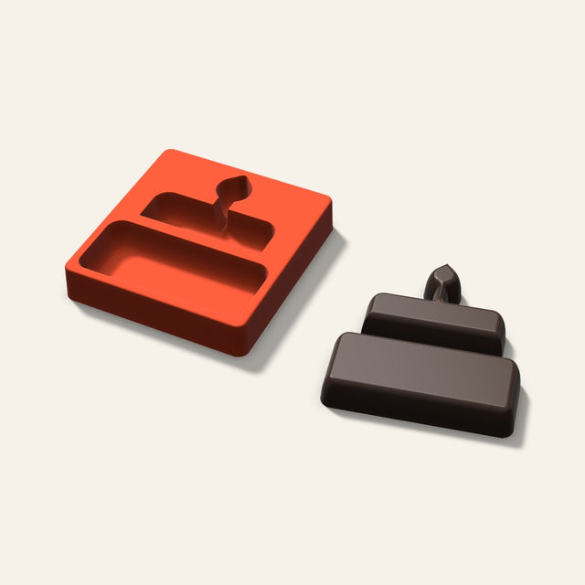 Giant Birthday Cake Mold, 6 Inch, 3D render