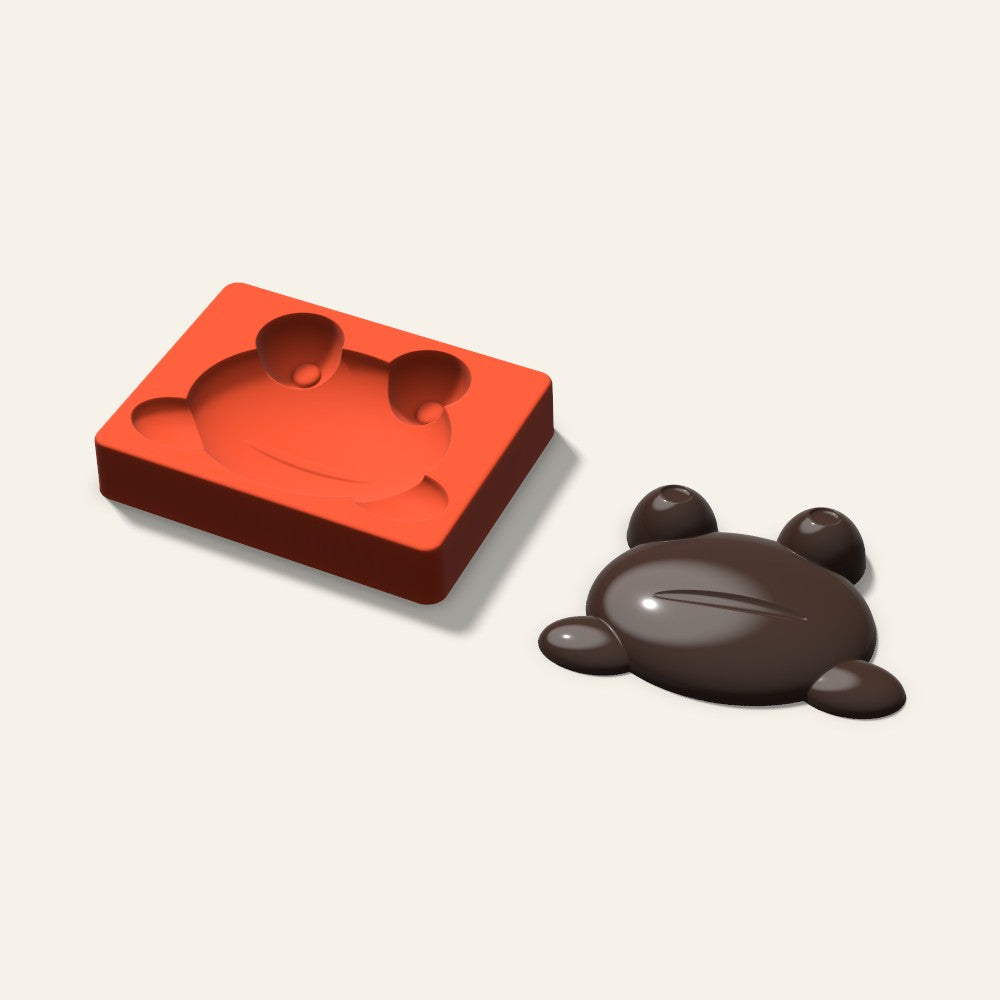 Giant Frog Mold, 6 Inch, 3D render