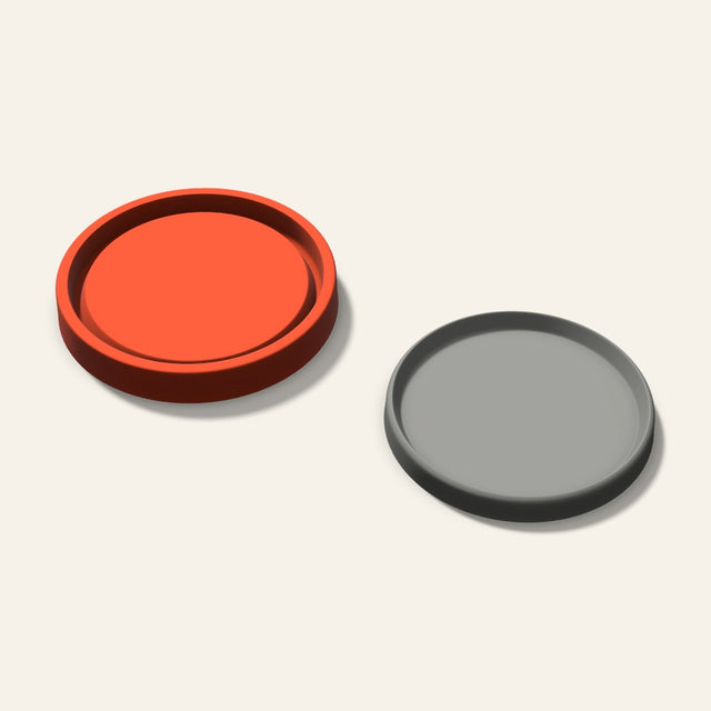 Round Trinket Dish Mold, 7 Inch, 3D render