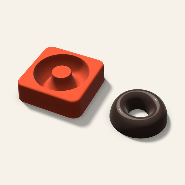 Donut Cake Mold, 2 Inch, 3D render