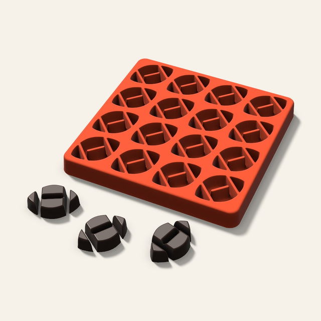 Football Candy Mold, 1.25 Inch, 16 Cavity, 3D render
