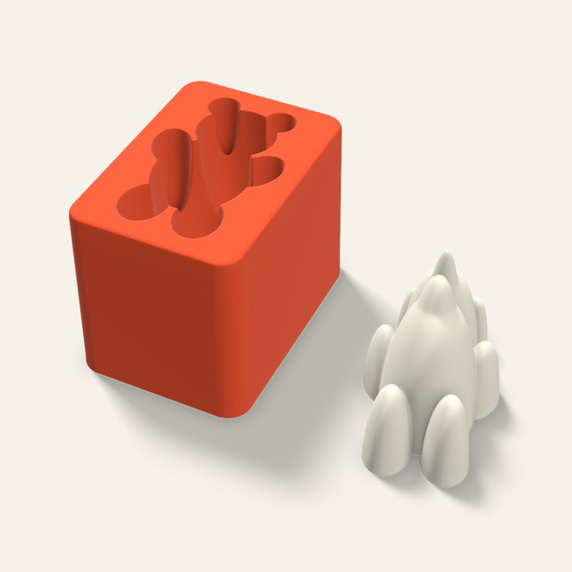 Gummy Bear Candle Mold, 3 x 2.5 Inch, 3D render