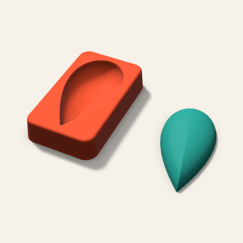 Teardrop Freshie Mold, 3 Inch