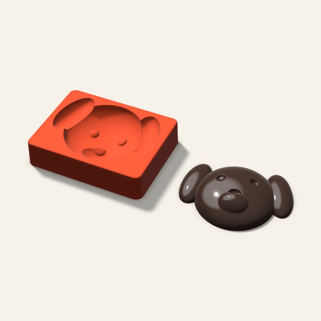 Giant Dog Mold, 6 Inch, 3D render