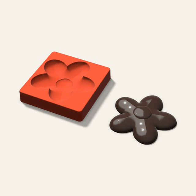 Giant Flower Mold, 6 Inch, 3D render