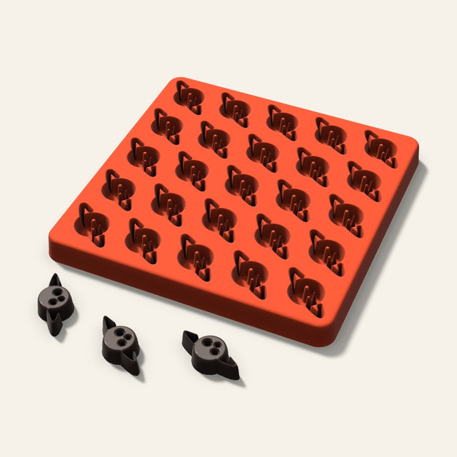 Planet Candy Mold, 1 Inch, 25 Cavity, 3D render