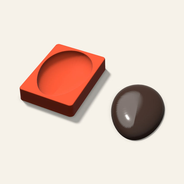 Giant Egg Mold, 6 Inch, 3D render