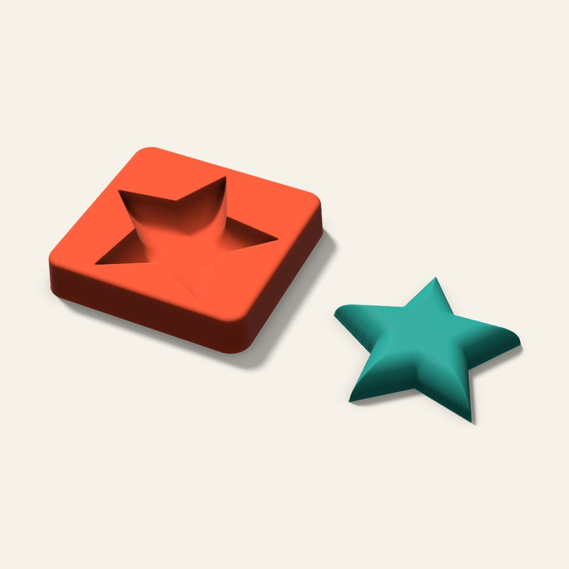 Star Freshie Mold, 3 Inch