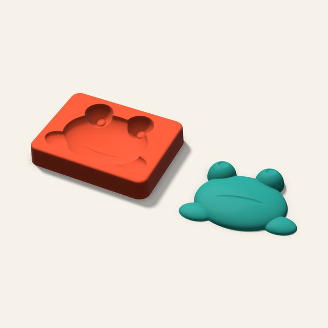 Frog Freshie Mold, 3.5 Inch, 3D render