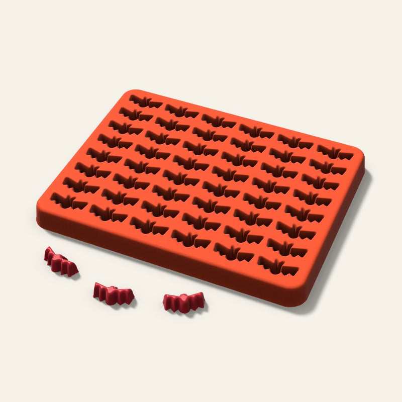 Bat Gummy Mold, 0.75 Inch, 48 Cavity
