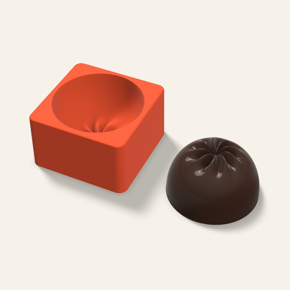 Dumpling Cake Mold, 3.5 Inch, 3D render