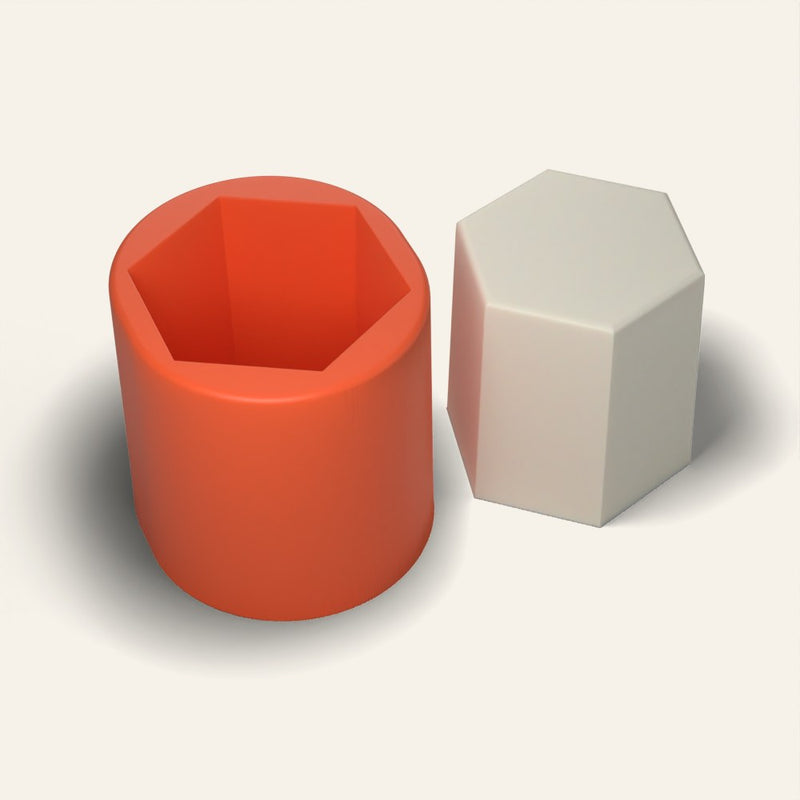 Honeycomb Pillar Candle Mold