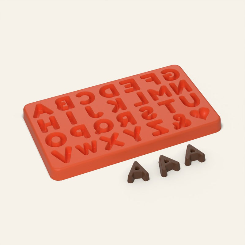 Mini Alphabet Mold, 26 Cavity