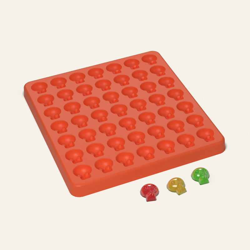 Mini Skull Candy Mold, 49 Cavity