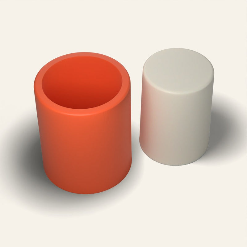 Pillar Candle Mold, 3 x 4 Inch