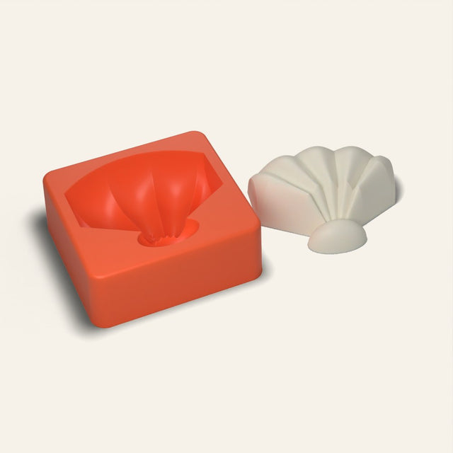 Shell Candle Mold, 3D render